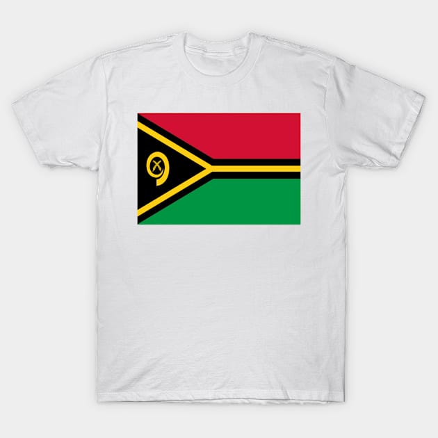 Vanuatu flag T-Shirt by MAGICLAMB